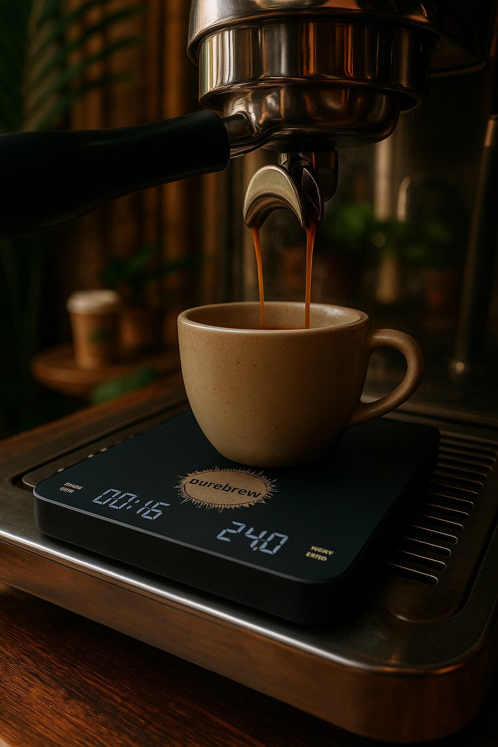 Kaffeewaage mit Timer