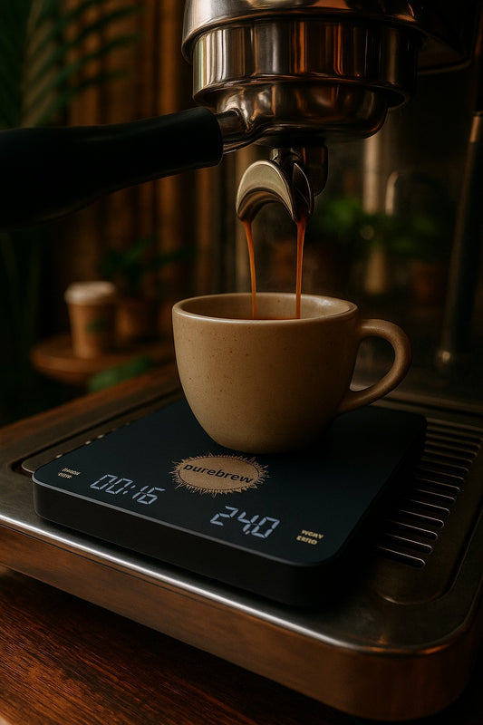 Kaffeewaage mit Timer
